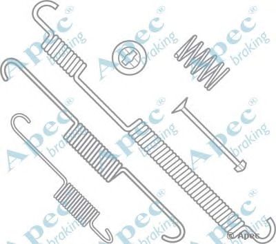 APEC BRAKING kit788 -  Комплектующие, тормозная колодка